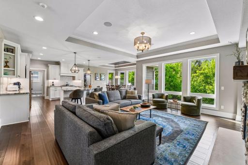 Offering an open floor plan, this home lends itself perfectly to causal daily living or entertaining.