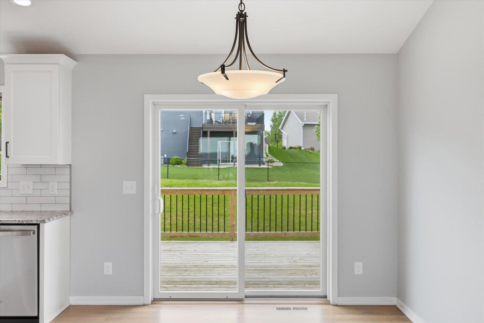 Dining Patio Door to Deck