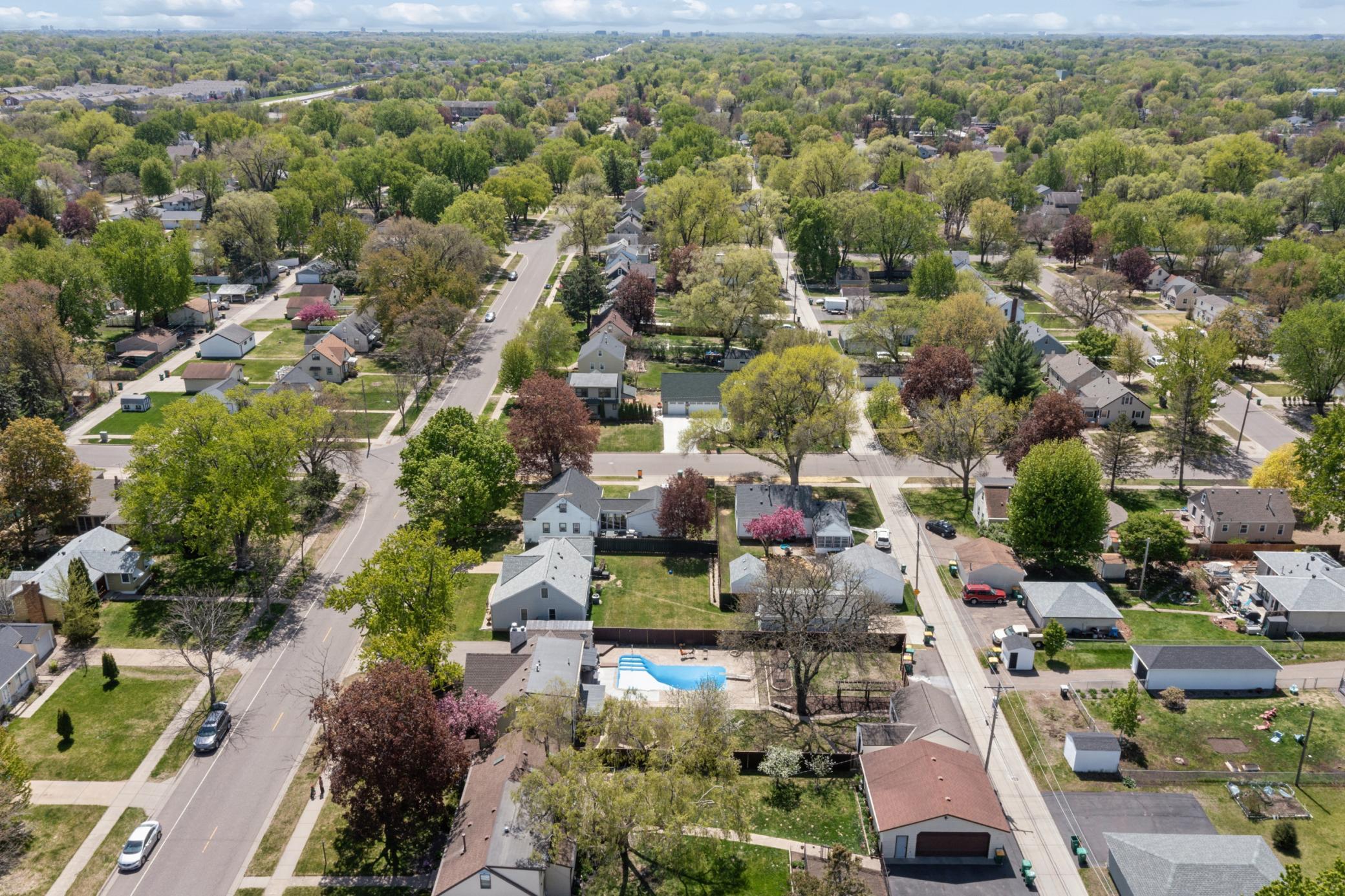 come Park is only a few homes down the sidewalk.