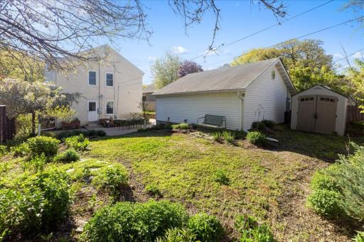 yard large enough for a play set - or garden