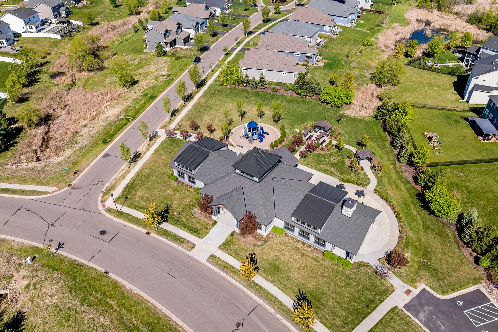 Clubhouse with exercise and party room, playground, walking paths and more