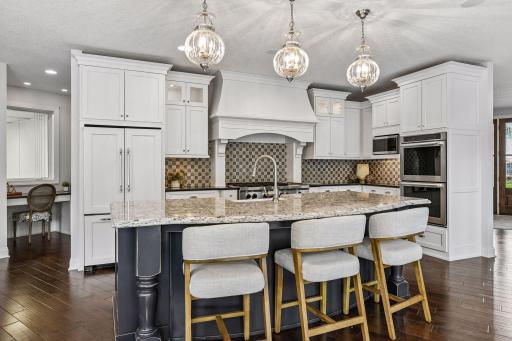 This kitchen is the heart of the home and offers all items buyers seek for today's upper bracket homes.