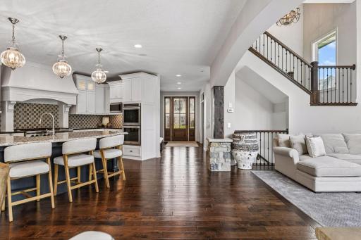 Home offers open spaces, spacious hallways, tall ceilings with the feel of simple elegance and luxury yet so comfortable for everyday living. Incredible floor plan with sketch for review in supplements.