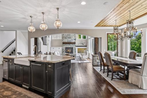 Your view from pantry out towards your main level gathering space.