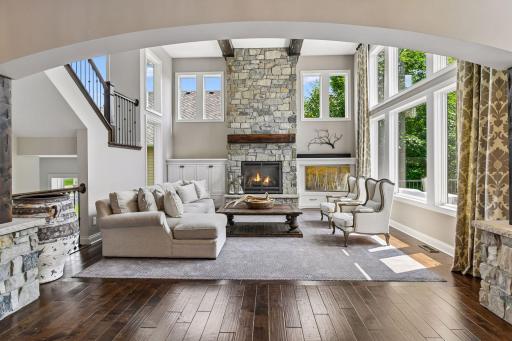 Buyers will love all the extras included in this home; beams, inlays, custom millwork, stonework, gourmet kitchen, and more!