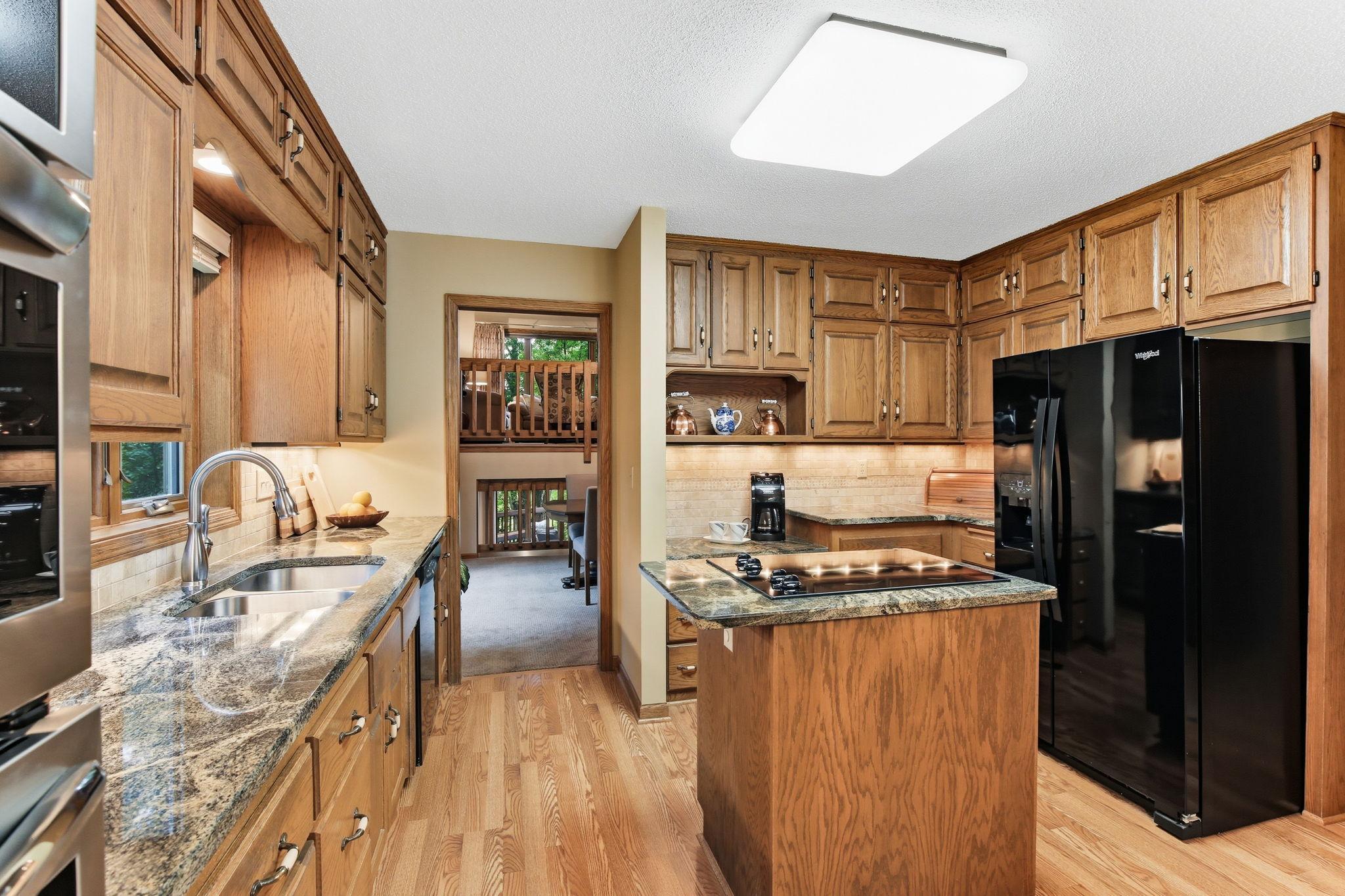 Dining room right off the kitchen