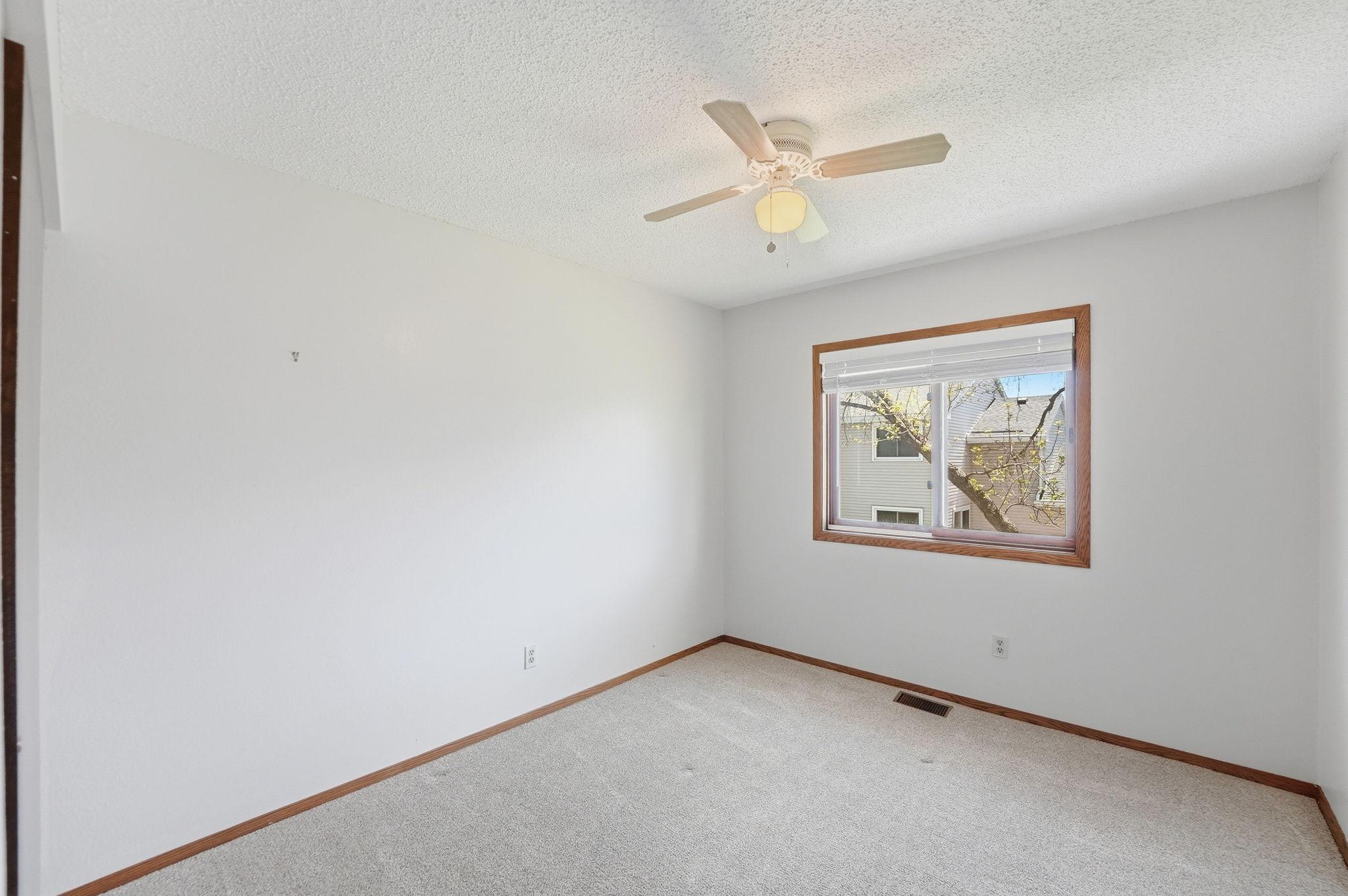 Bedroom ready for your personal touch.