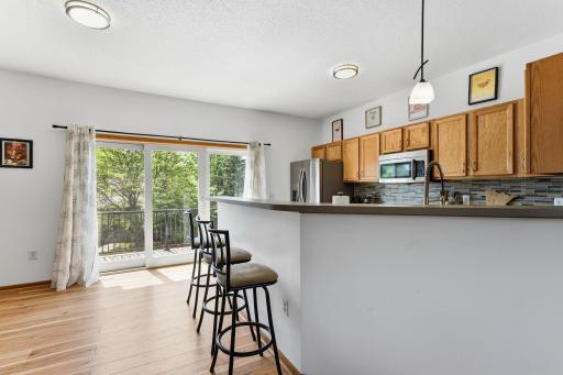 Breakfast bar is perfect for a quick bite!
