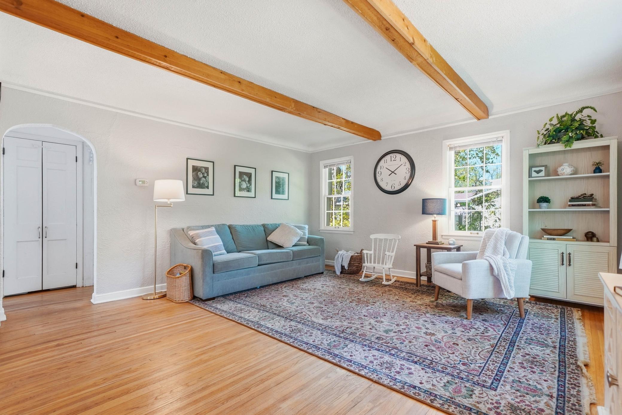 Incredible natural light in the family room