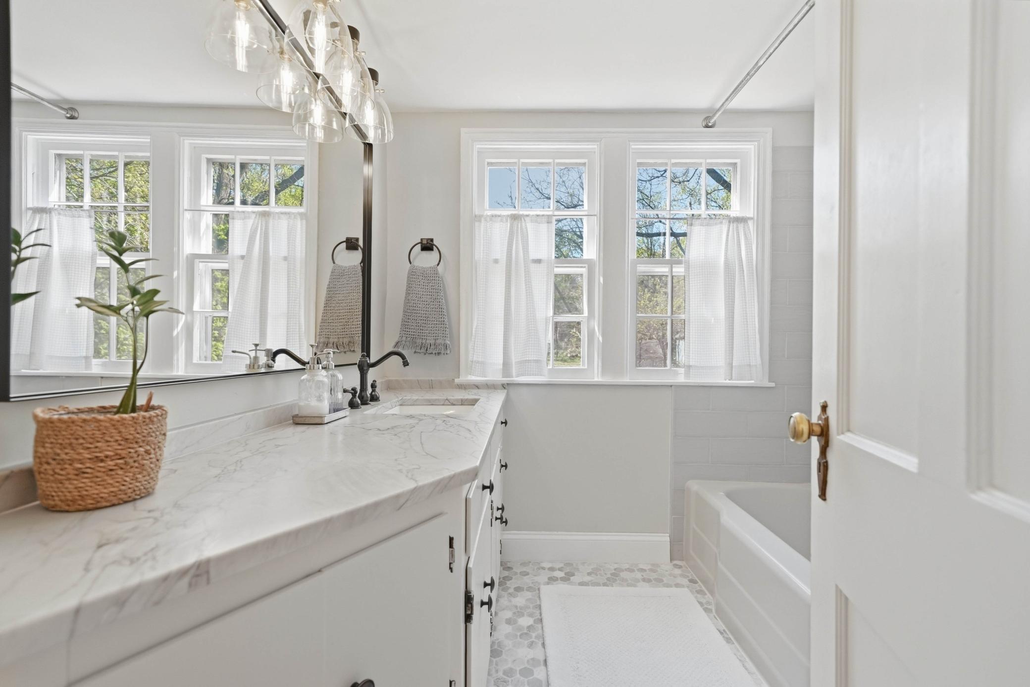 Incredible updated bathroom