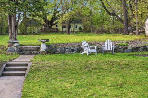 Large lower backyard for activities or relaxing