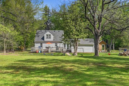 Large upper backyard with room for activities