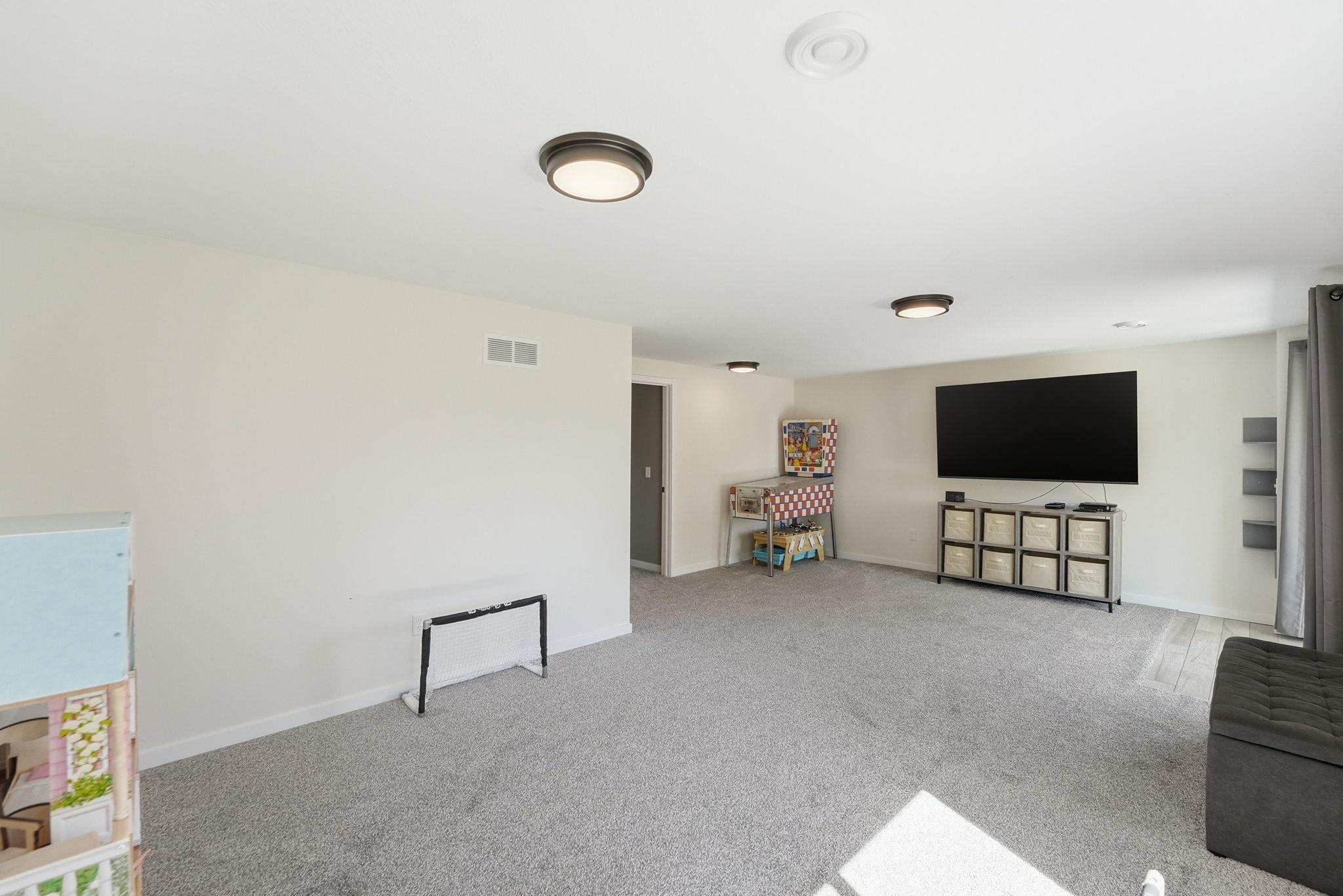 Allows for multiple furniture arrangements.