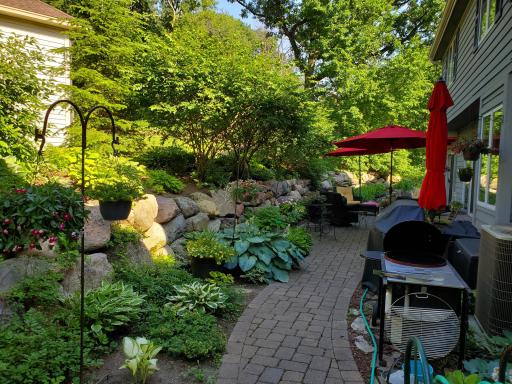 Amazing park like backyard with paver patio