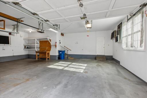 OVERSIZED 3 car garage. Great for boat or trailer
