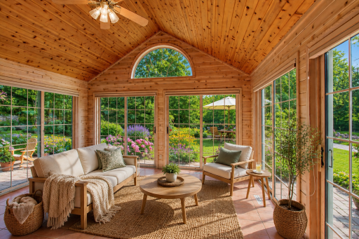 Four season room (Virtually staged & enhanced)