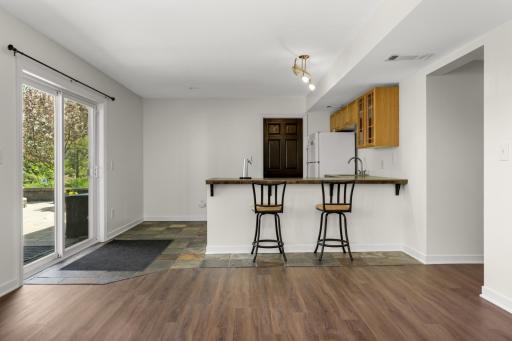 Great space for living and entertaining in the lower level