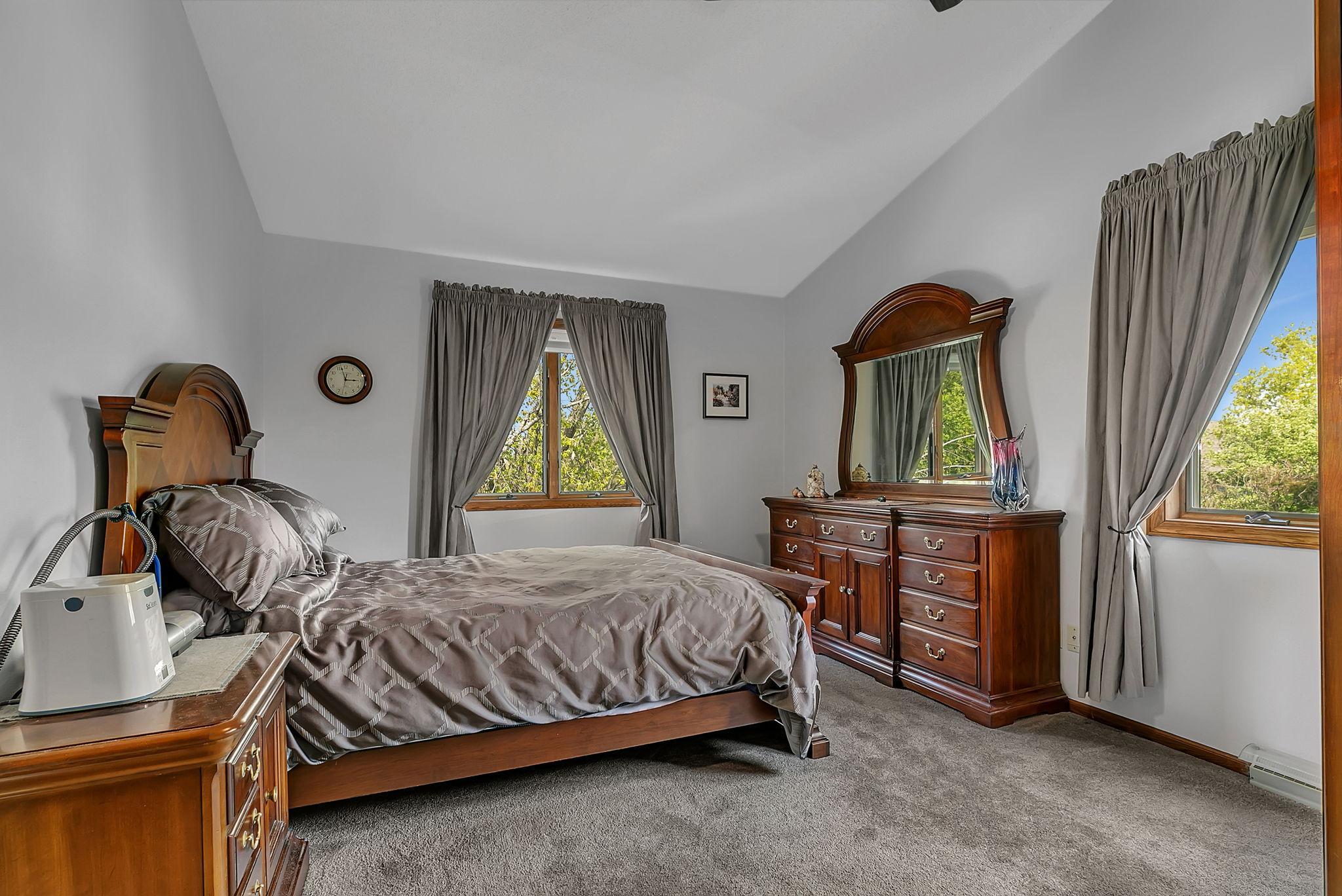 Primary upper level bedroom.