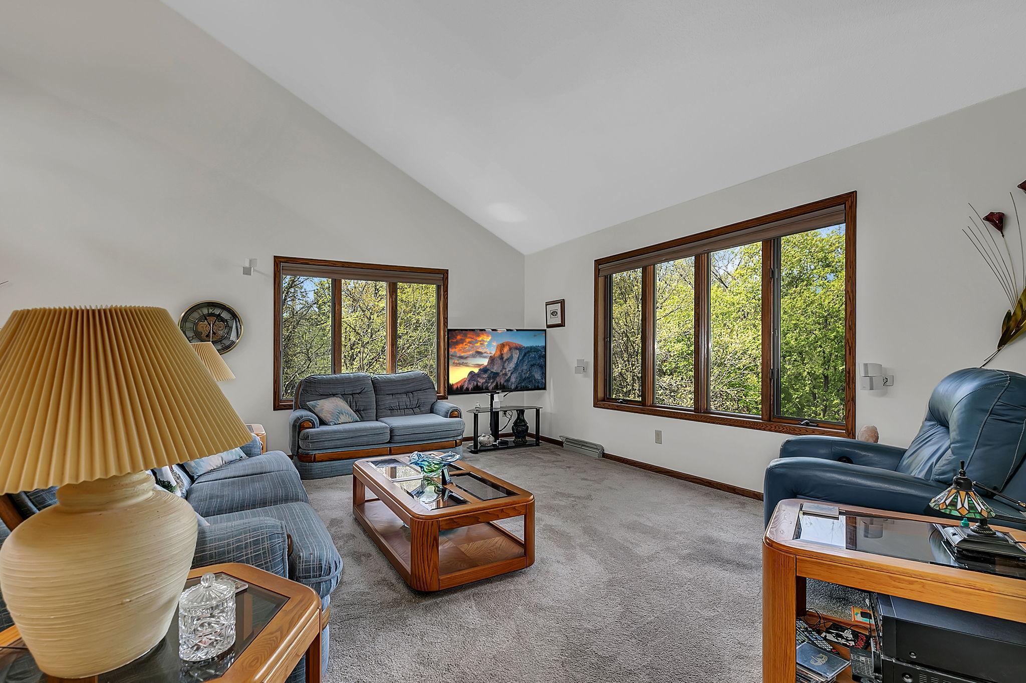 Allows for various furniture arrangements.