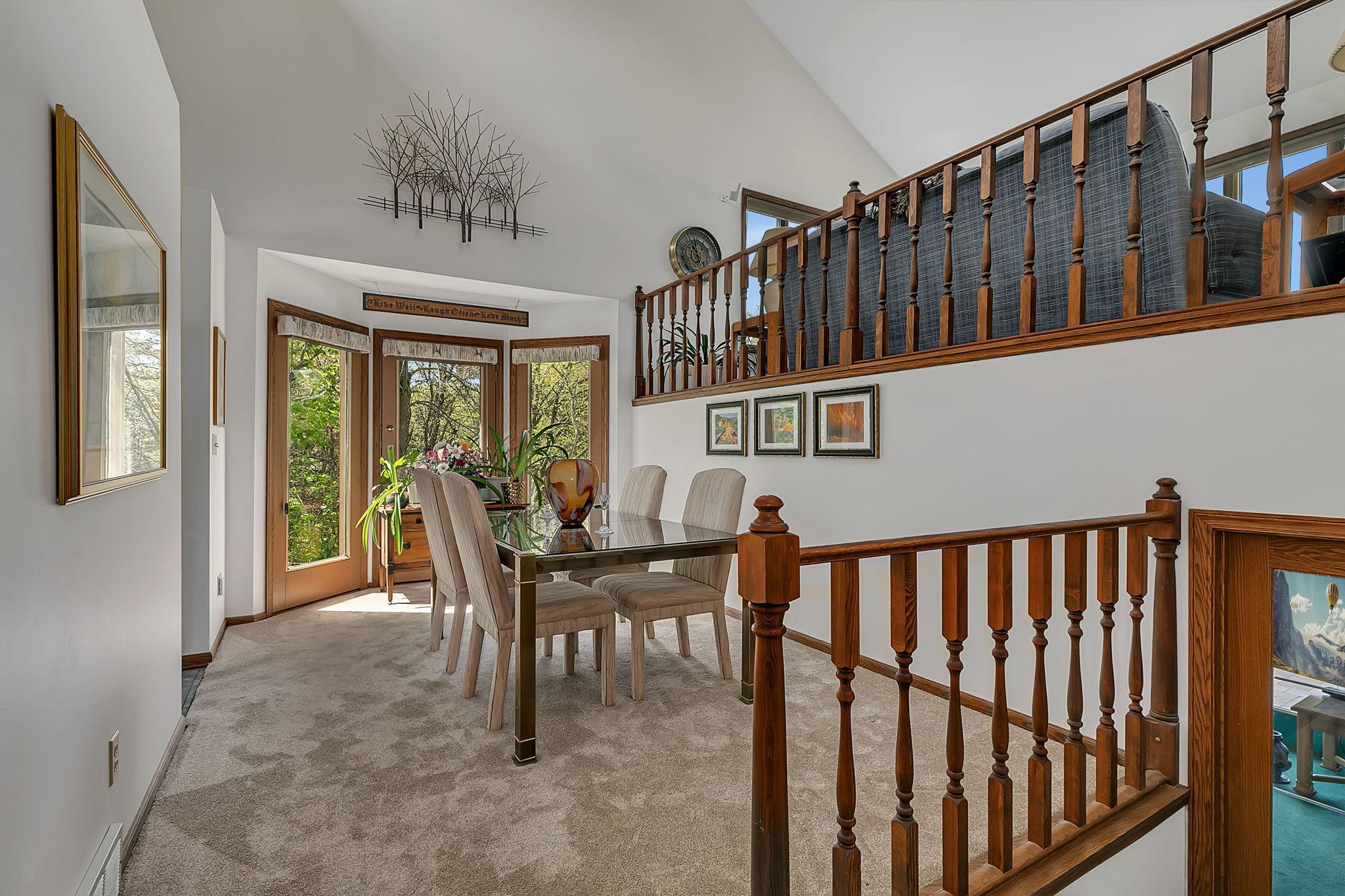 Formal dining area for intimate meals.
