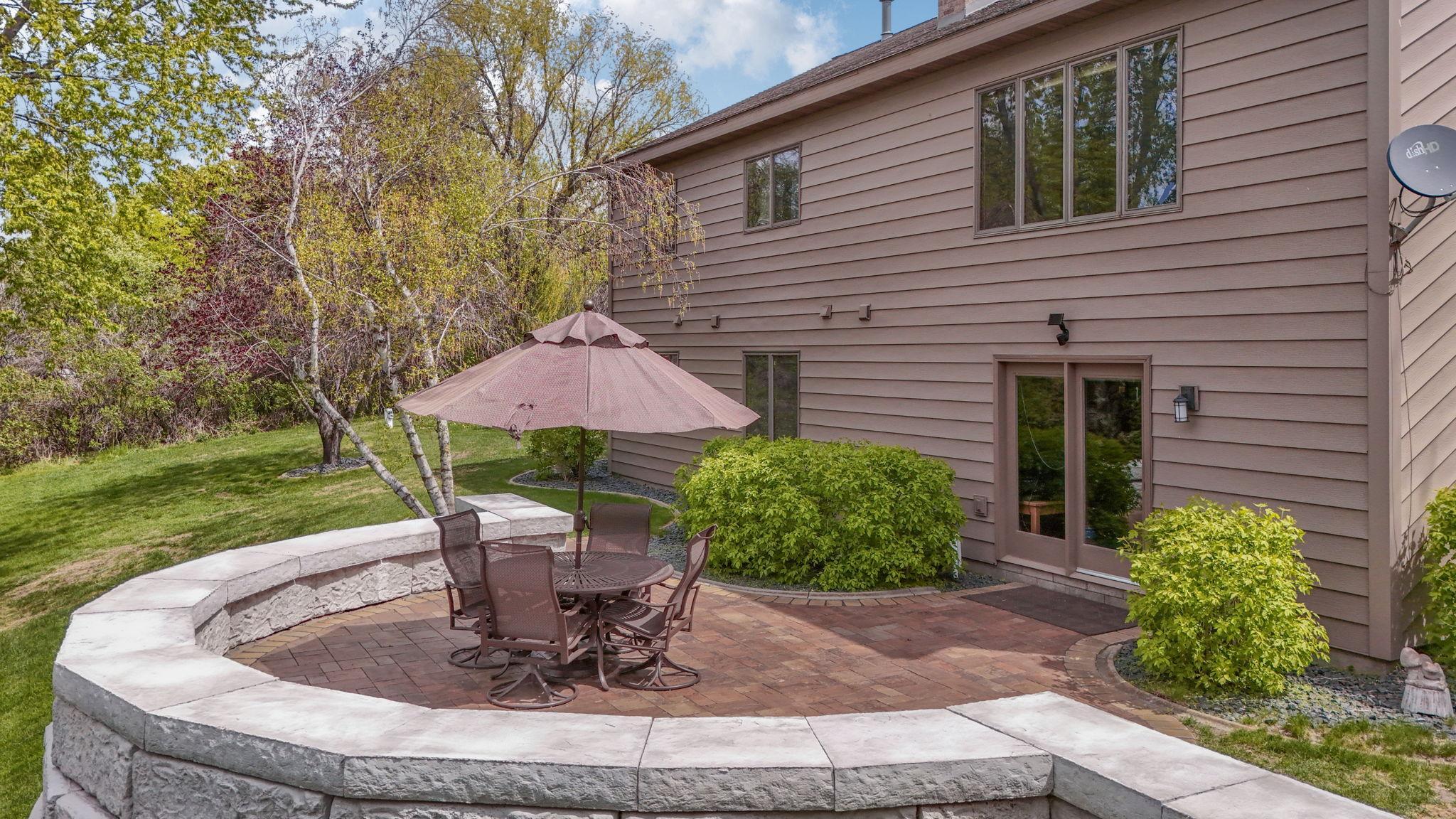 Thoughtfully designed patio enhances the home’s outdoor lifestyle appeal.