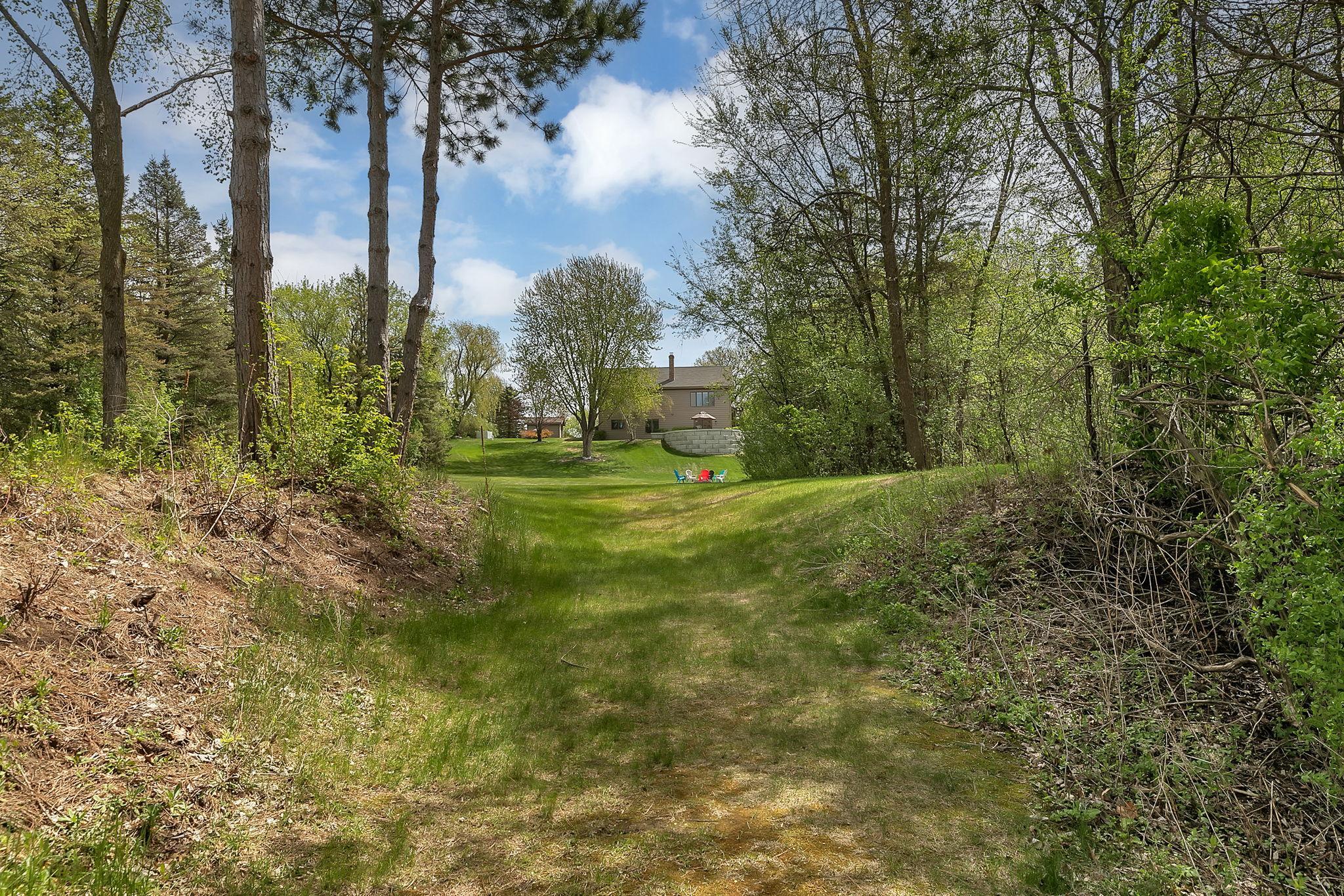 Spacious yard offering plenty of outdoor space.