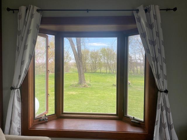 Beautiful views from bay window