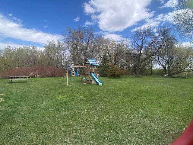 North of house play area