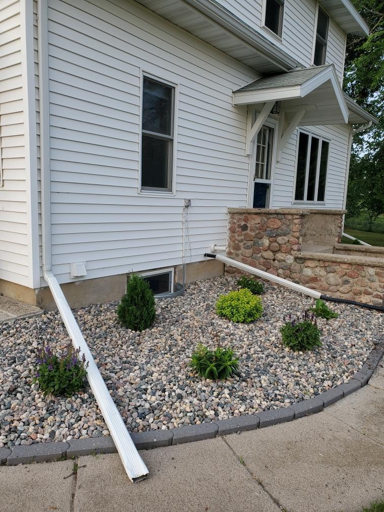 South entry landscaping