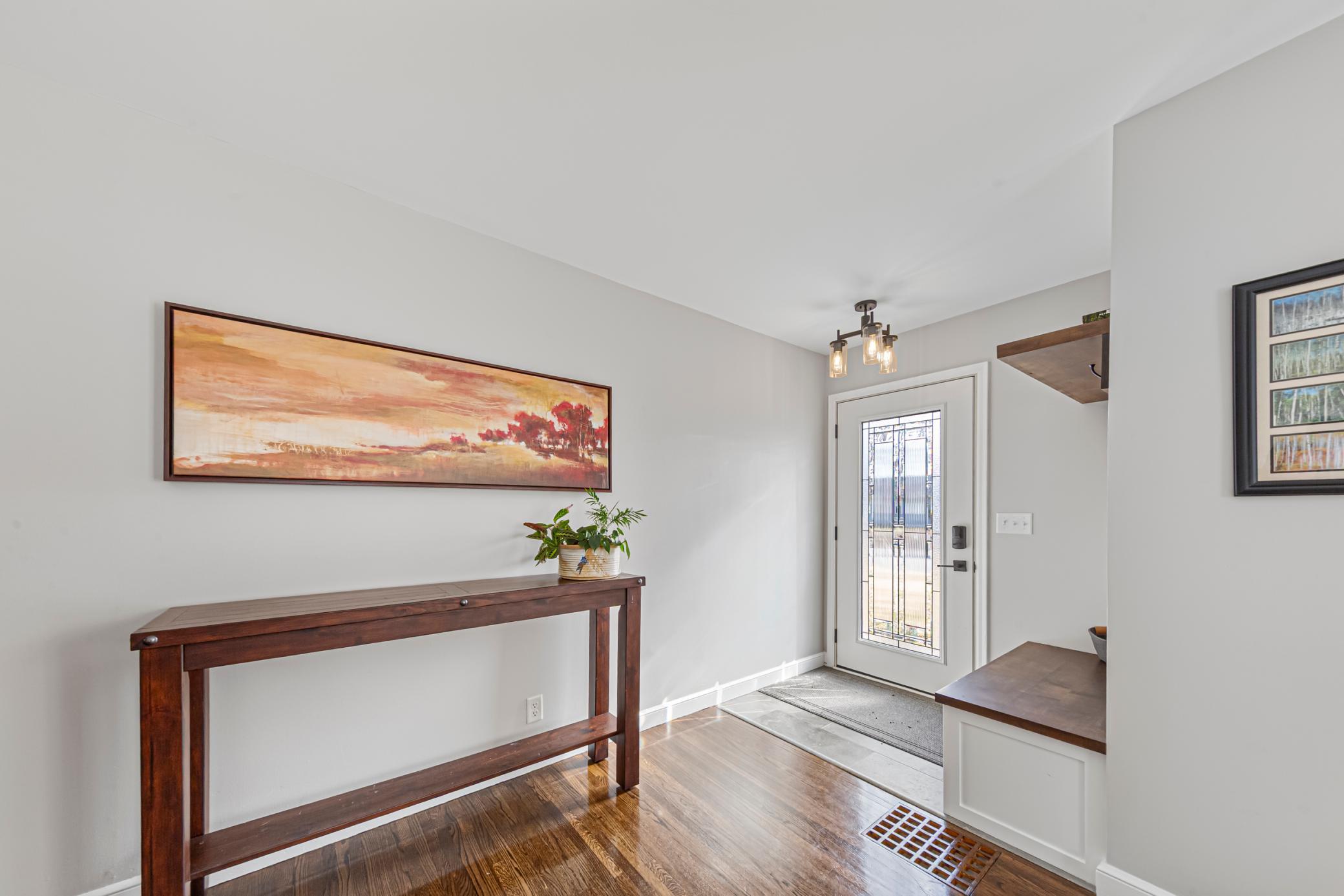 Bright open foyer
