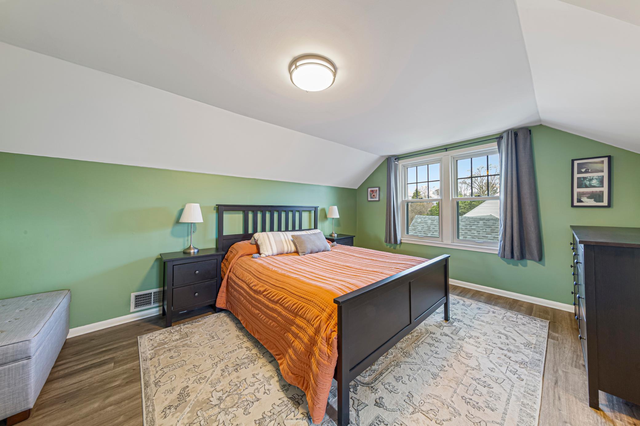 Upper level primary bedroom view 2