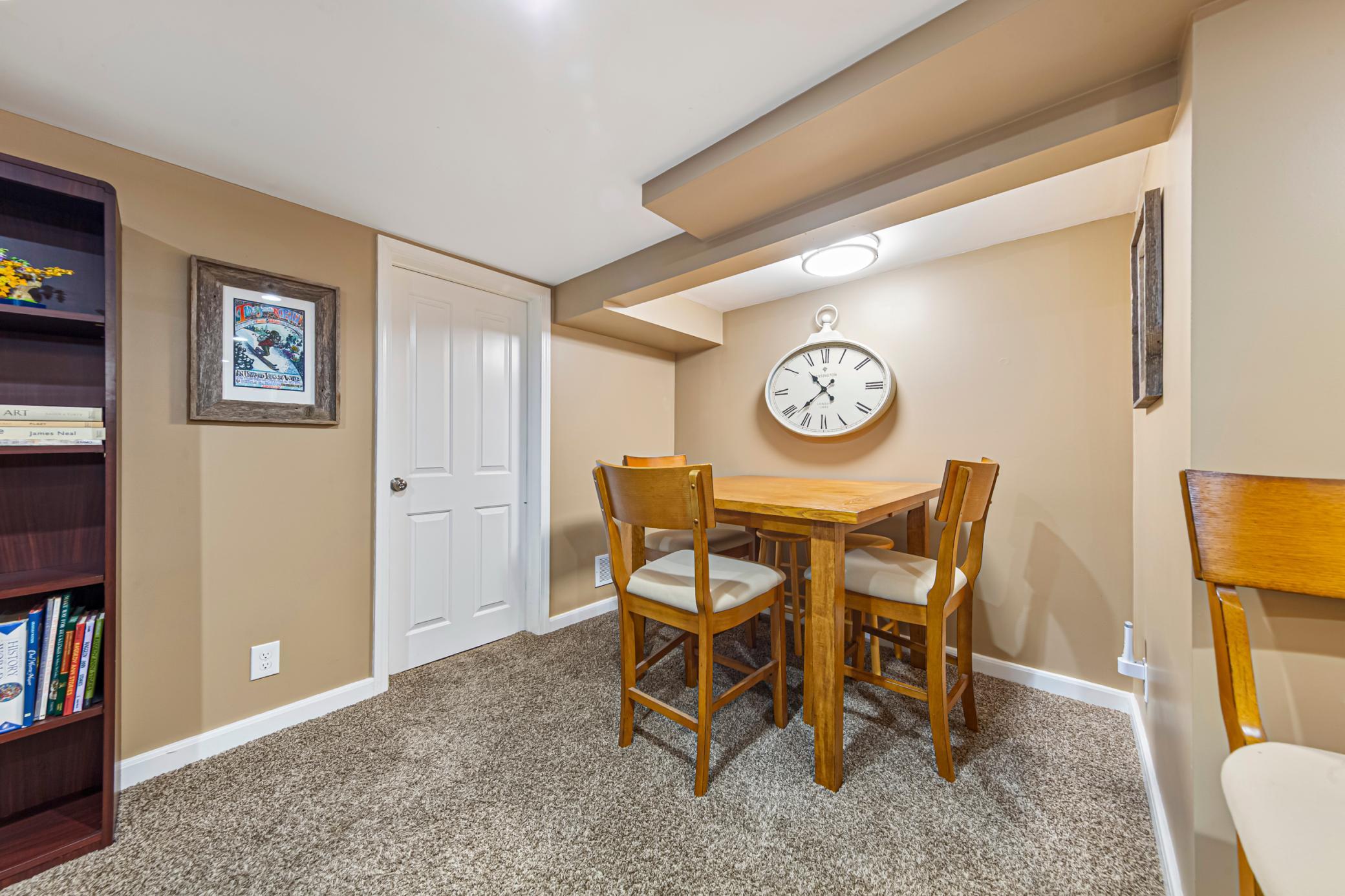 Lower level family room area view 4