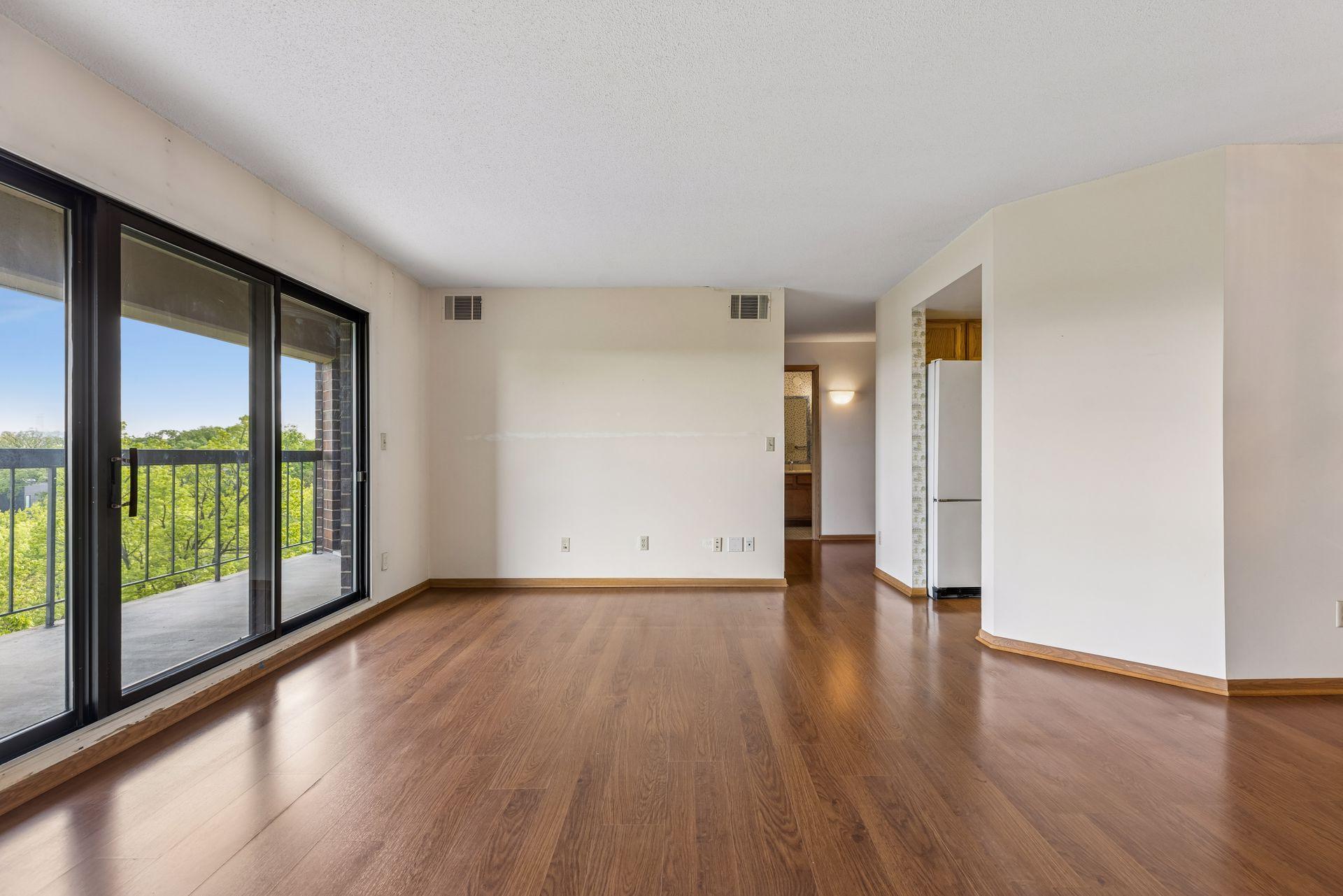 Living room looking towards entry.