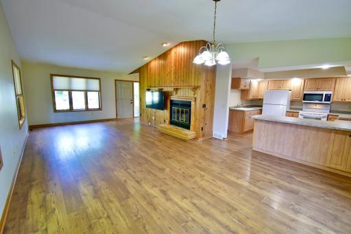 From the dining area - great entertaining space!