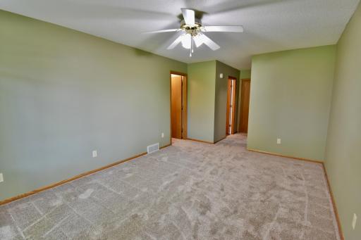 Your primary suite is a calming retreat at the end of a busy day!