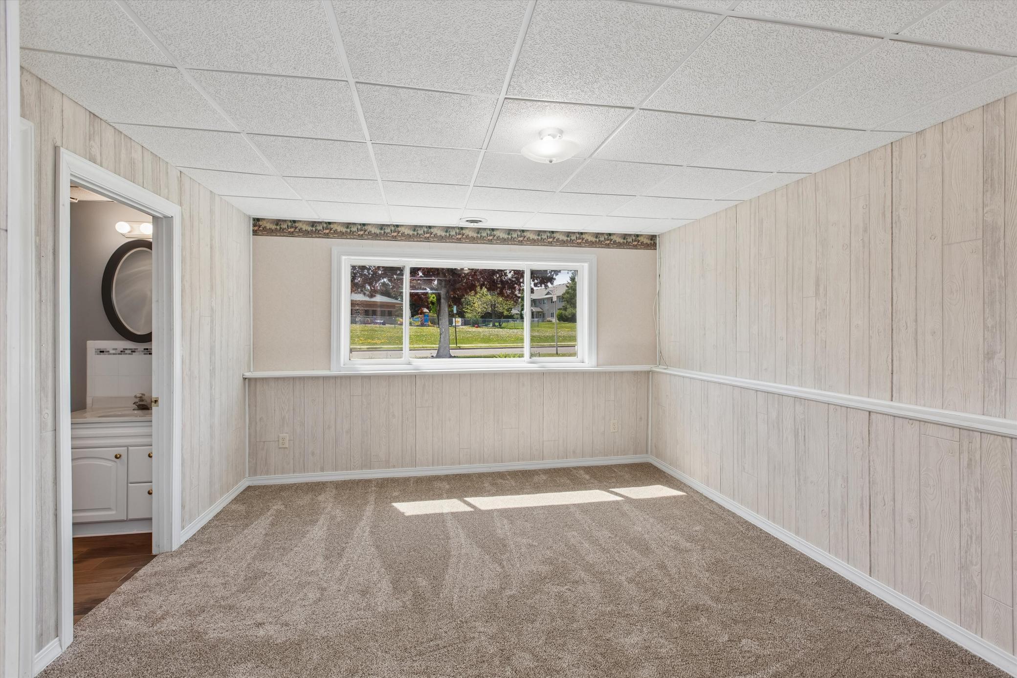 Look out windows in family room