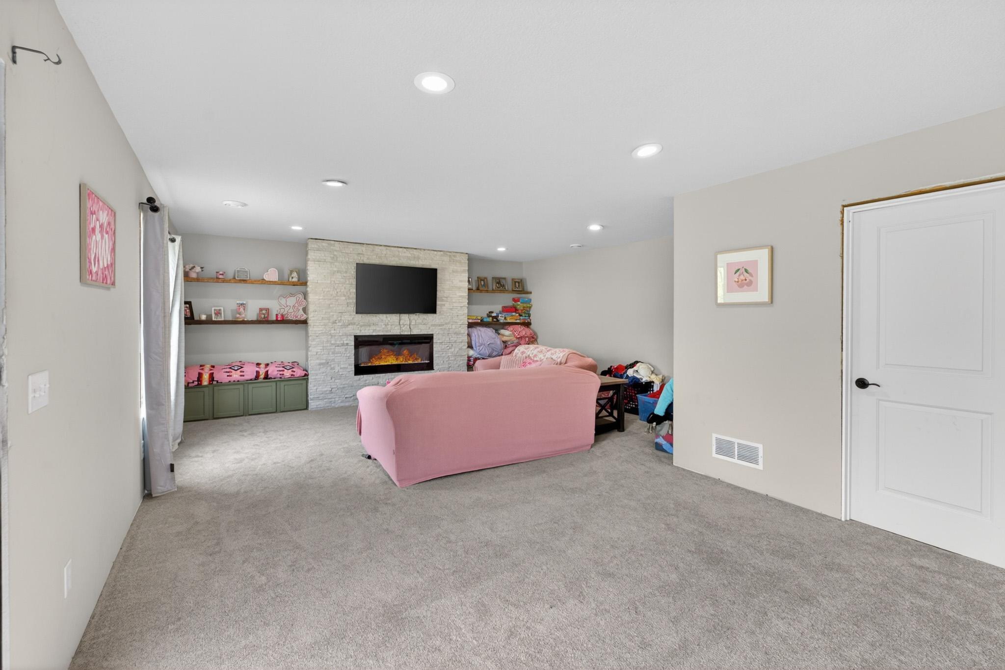 Lower level family room