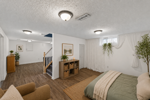 Spacious lower level with room for a family room, workout area, play space, or home office. *Virtually Staged*