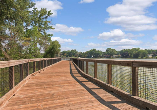 Walking bridge Crystal Lake