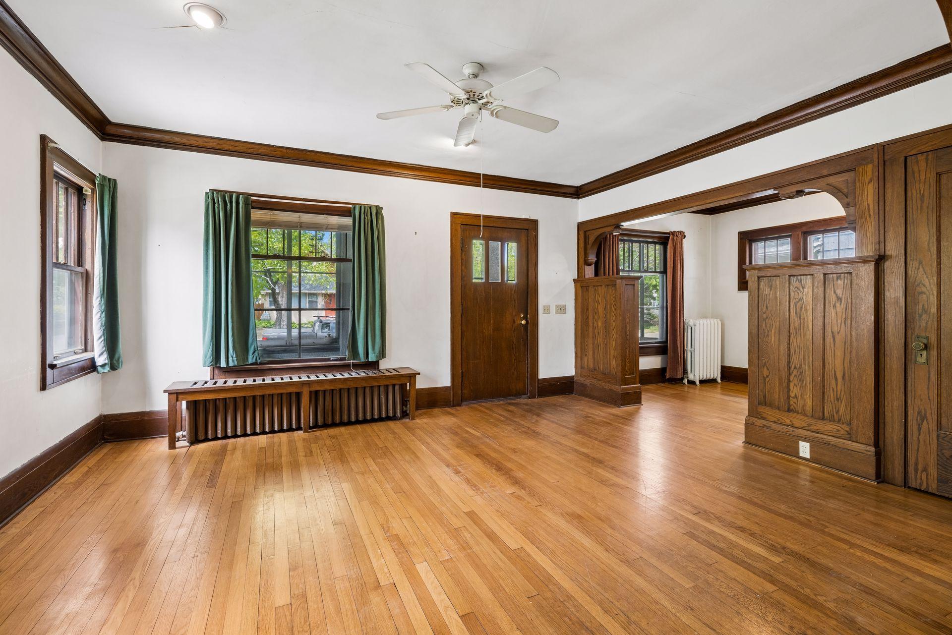 Living room looking toward front of house