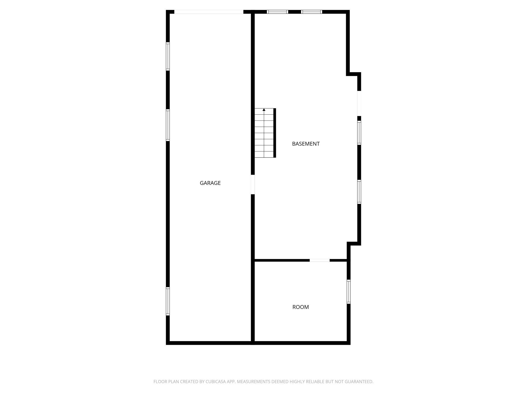 Basement floor plan