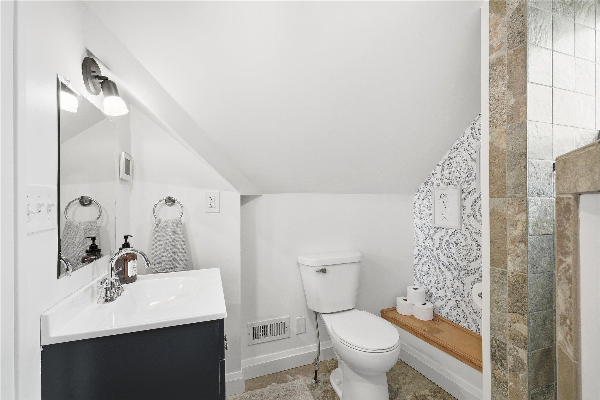Upstairs 3/4 Bath