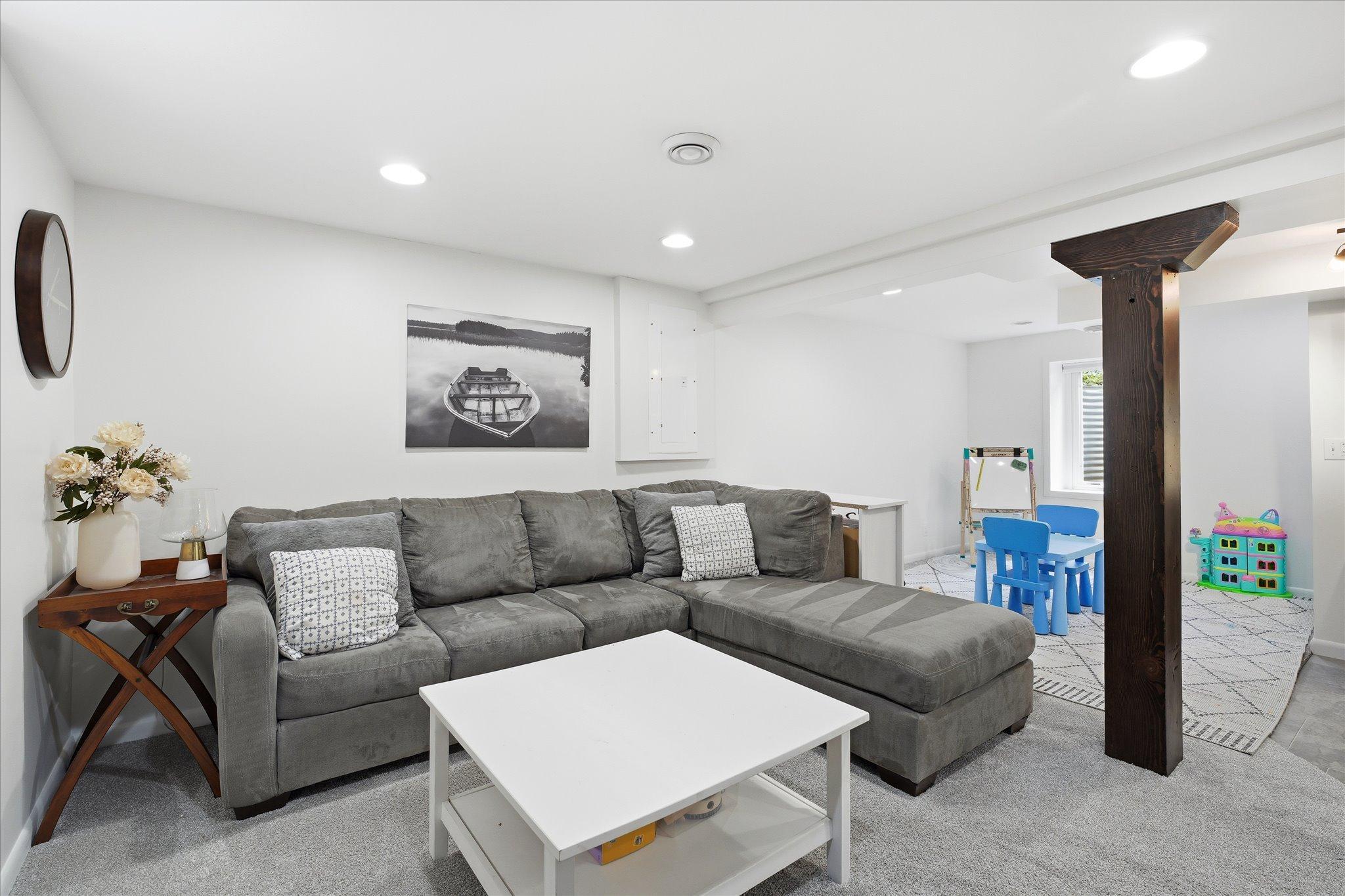 Recessed lighting for added light