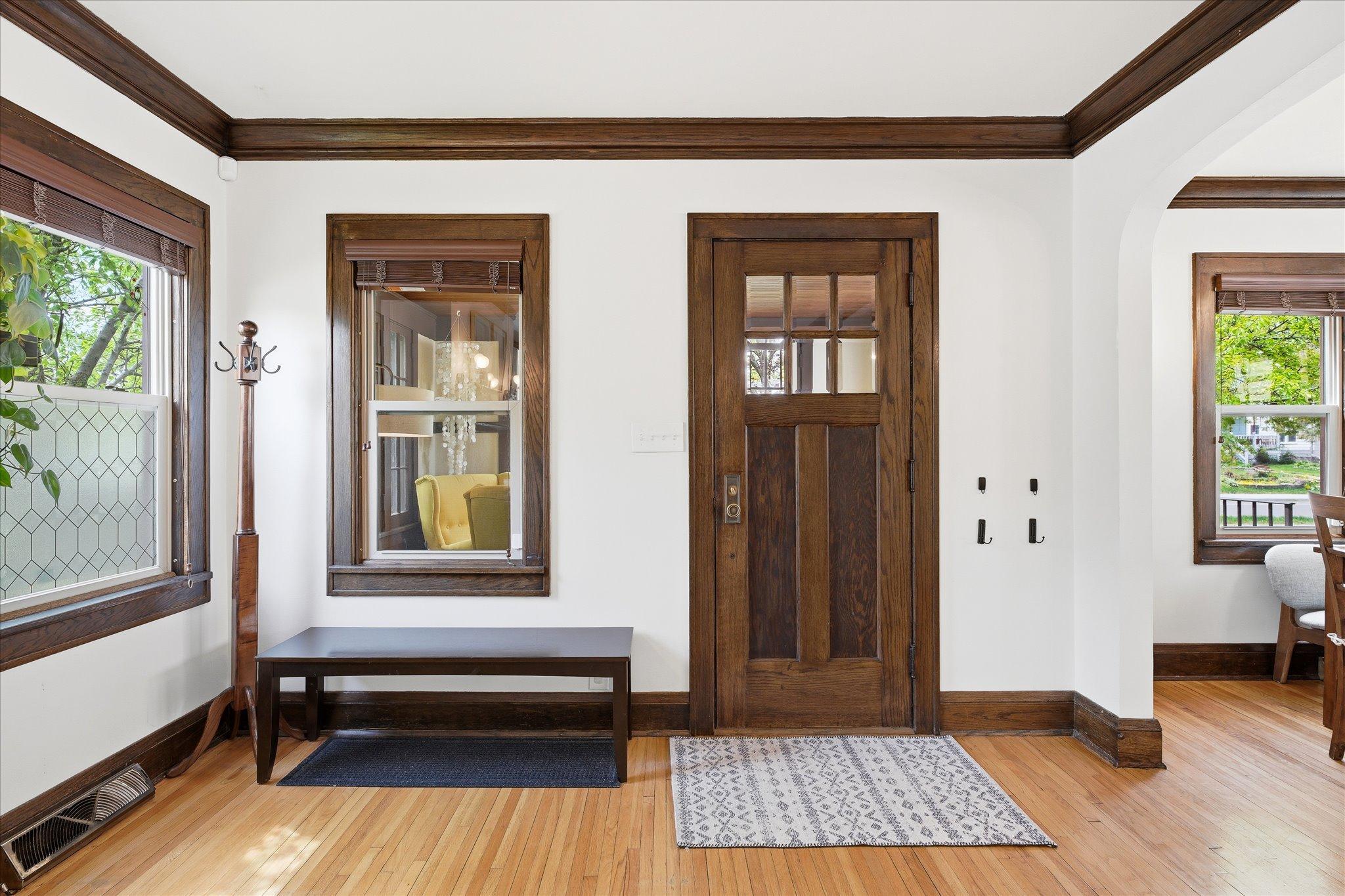 Crown Mold Ceiling, Vintage Door