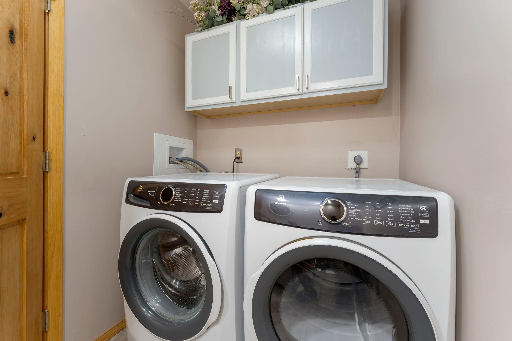 Main floor laundy