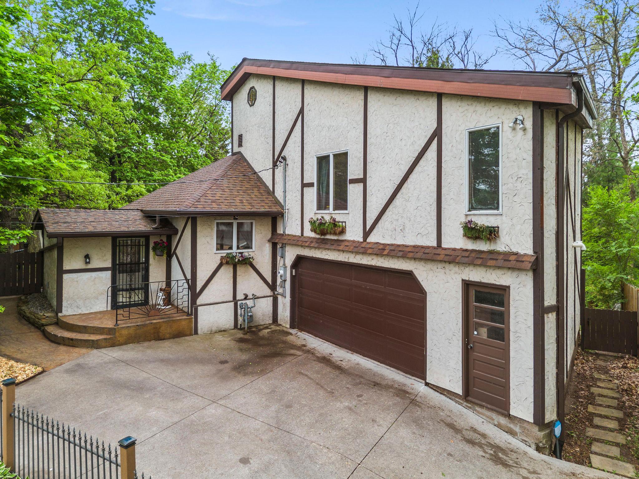 Large flat driveway