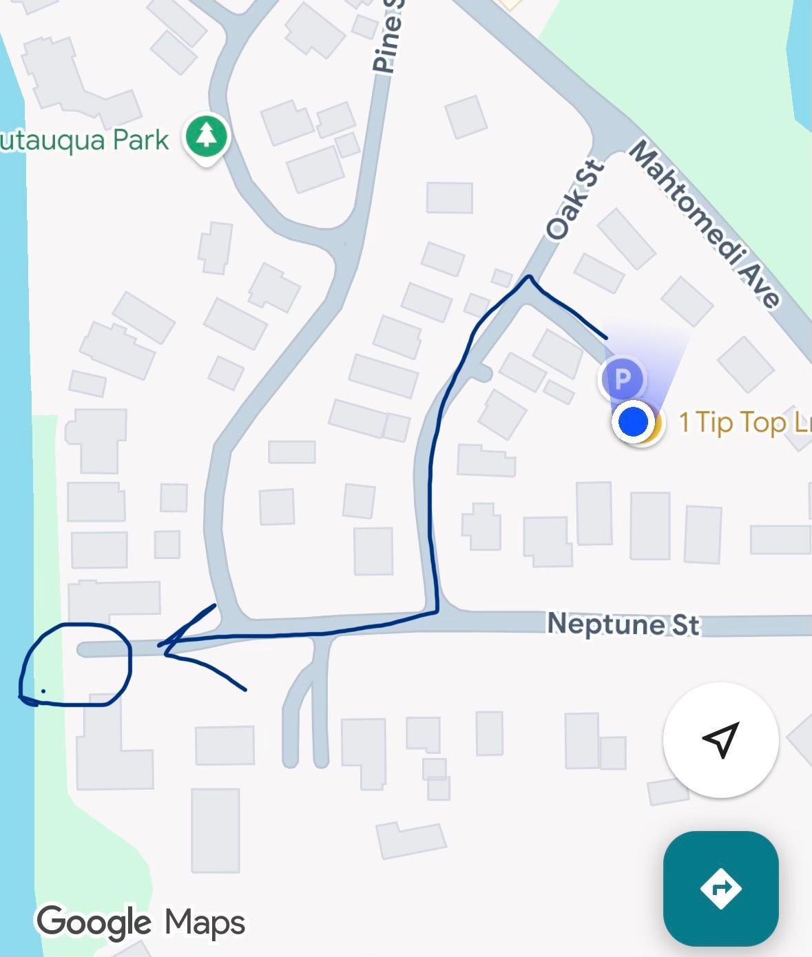 Short walk to lake access