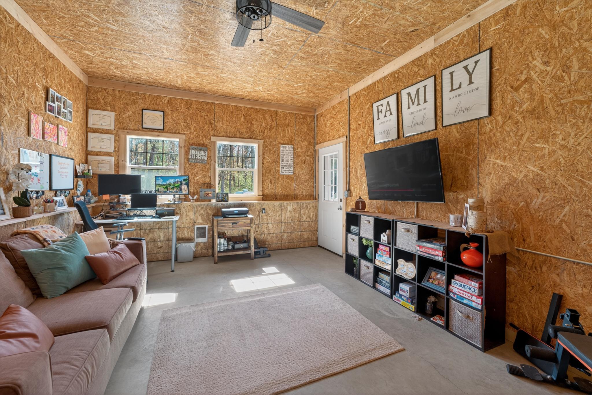 Bonus Room in the Garage