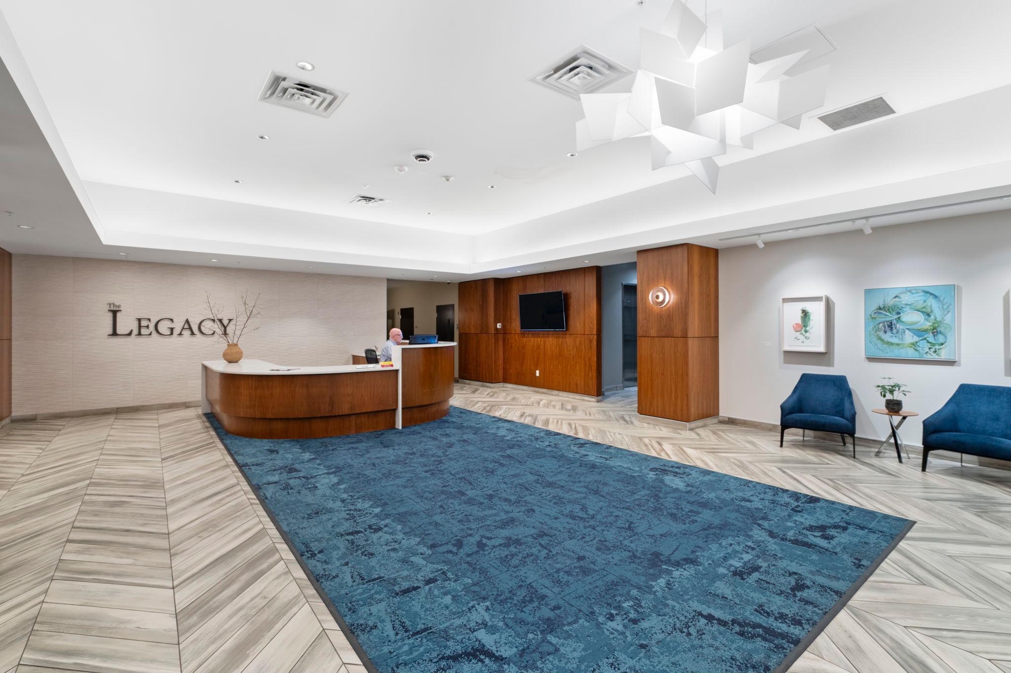 Front Lobby with 24/7 staffing