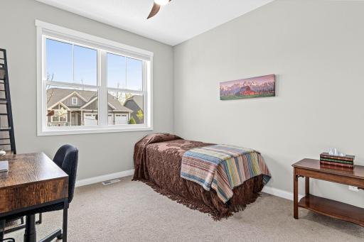 Main floor second bedroom- perfect for your guests!